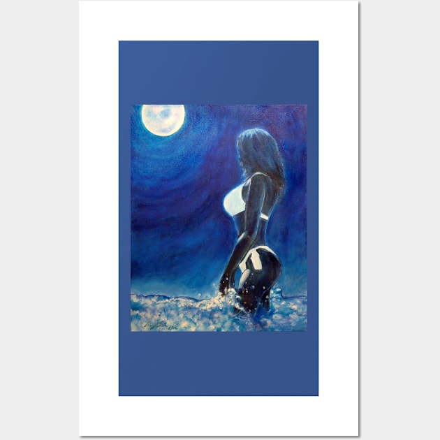 moonlight tide Wall Art by gforall